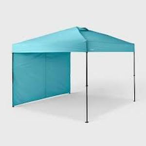 lot 82 image: 10x10 Steel Weekender Canopy with Wind Vent and Shade Wall - Embark Rust-Resistant, UV-Resistant Shelter Tent
