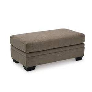 lot 87 image: Signature DESIGN BY ASHLEY Stonemeade Gray Polyester Rectangle Accent Medium Ottoman
