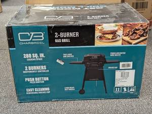 lot 74 image: Charbroil Black 2 -Burner Liquid Propane Gas Grill