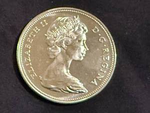 1967 Canadian Centennial Silver Dollar - 80% Silver