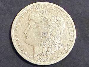 lot 6 image: 1889 O Morgan Dollar - Cleaned
