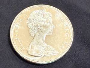 lot 24 image: 1967 Canadian Centennial Silver Dollar - 80% Silver