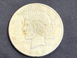 lot 27 image: 1923 S Peace Dollar