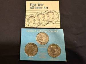 lot 41 image: 1979 Susan B Anthony First Year All Mint Set