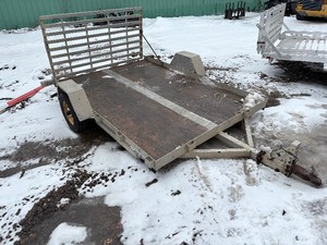 10ft utility trailer with rear ramp gate