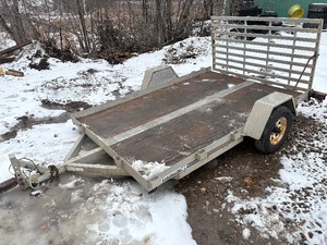 10ft utility trailer with rear ramp gate