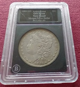 1882-O/S Error Strike Morgan Dollar