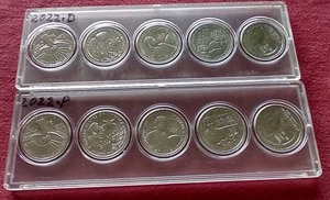 lot 79 image: 2022 American Women Quarters - P & D Sets