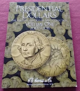 lot 88 image: Presidential Dollar Album - (25) Coins