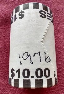 lot 111 image: 1976 $10 Kennedy Half Dollar Roll