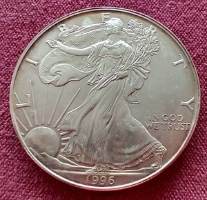 lot 116 image: 1996 1 oz American Silver Eagle
