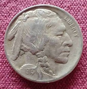 lot 128 image: 1913 Buffalo Nickel - Raised Ground