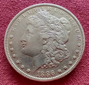 lot 132 image: 1886-O Morgan Dollar