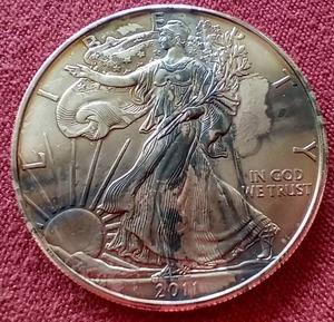 lot 135 image: 2011 1 oz American Silver Eagle