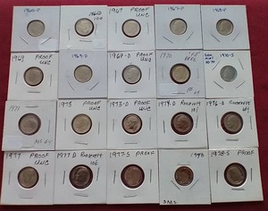 lot 173 image: (20) Dimes - Includes Proof & (1) Silver