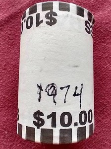 lot 175 image: 1974 $10 Kennedy Half Dollar Roll