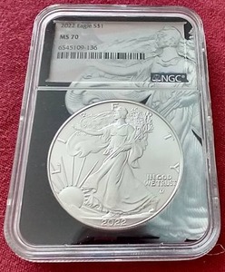 2022 1 oz American Silver Eagle - NGC MS70