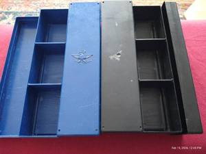lot 258 image: (4) 2x2 Coin Trays - (2) Whitman & (2) Unbranded