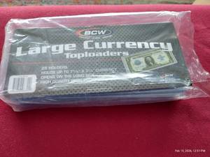 lot 260 image: (19) Large Currency Toploaders