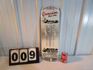 lot 9 image: Jasper Engines Metal Wall Thermometer