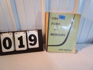 lot 19 image: 1964 Ford-Mercury Shop Manual