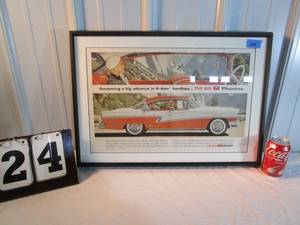 lot 24 image: The Big Mercury Framed Sales Brochure