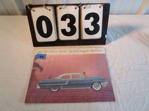 lot 33 image: Mercurys New Montclair Series Car Brochure