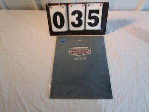 lot 35 image: 1969 Lincoln Mercury Meteor Sales Brochure