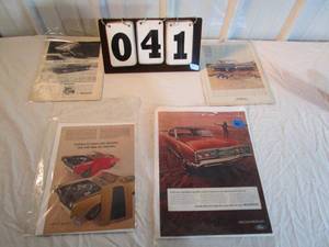 lot 41 image: Assortment of 60s Ads