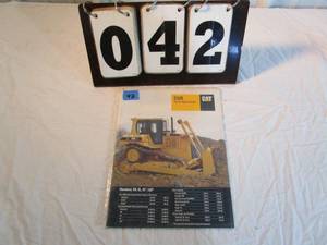 lot 42 image: Caterpillar D6R Track Type Tractor Sales Brochure