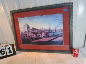 lot 61 image: Woodsedge Framed Santa Fe Print - Albuquerque