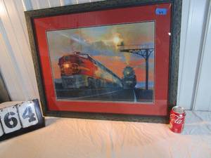 lot 64 image: Woodsedge Framed Print - Santa Fe #51