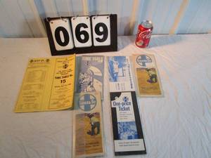 lot 69 image: Santa Fe Time Table & Brochures