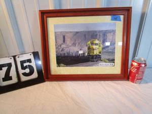 lot 75 image: Framed Photo North Guam NM Santa Fe #5099