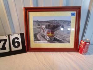 lot 76 image: Framed Photo West Crookton AZ Santa Fe #825
