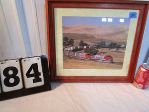 lot 84 image: Framed Photo Santa Fe #101