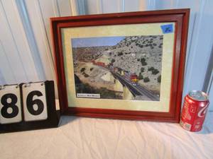 lot 86 image: Framed Photo Santa Fe #660