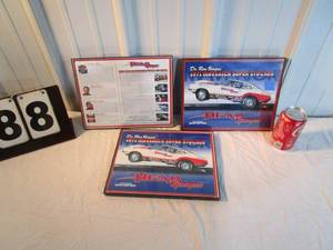 lot 88 image: Assorted Framed Drag Racing Photos - Dr. Ron Berges