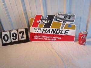 lot 97 image: Hurst T- Handle Sign