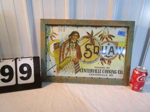 lot 99 image: Centerville Canning Co Sign