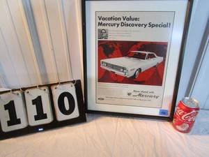 lot 110 image: Woodsedge Framed - Move Ahead with Mercury Flyer