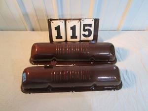 lot 115 image: Ford Mercury Valve Covers - brown