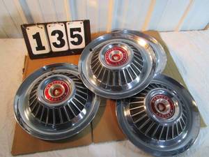 lot 135 image: Mercury Hub Caps