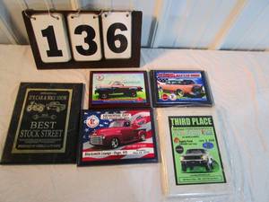 lot 136 image: Car Show Plaques from Minnesota - qty 5
