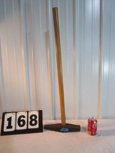 lot 168 image: Antique Railroad Spike Driver Hammer