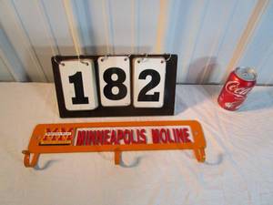 lot 182 image: Steel Minneapolis Moline Coat Rack