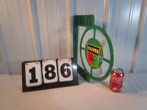 lot 186 image: Oliver Sales & Service Sign