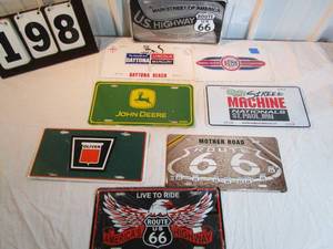 lot 198 image: Misc License Plates