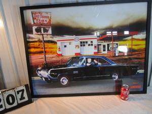 lot 207 image: Poster - 2017 Street Machine Nationals St. Paul - framed