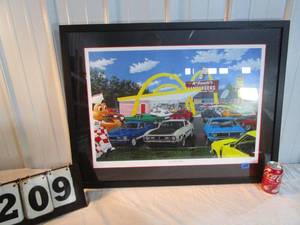 lot 209 image: Signed Print  - Lunch with the Boss - Dave Snyder